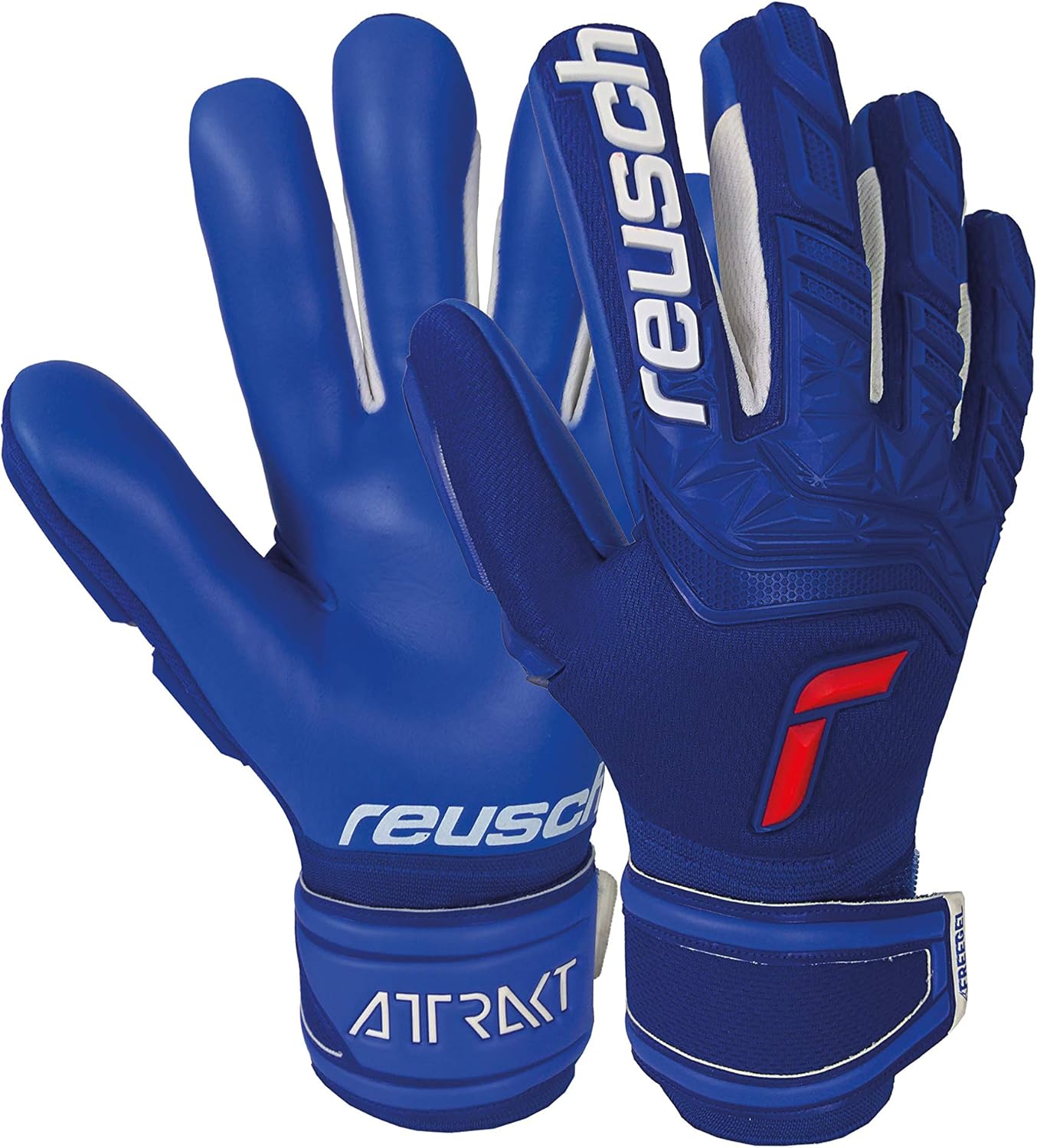 Reusch Attrakt Freegel Silver Guanti da portiere per adulti con Evolution Negative Cut