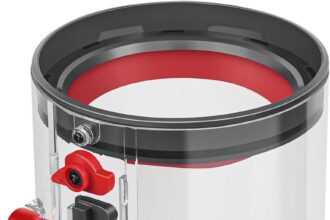 RUKHOOL Contenitore Serbatoio Per Dyson V11 V15 SV14 SV17 SV15 SV22 Ricambi Cestello Polvere Rifiuti Accessori Contenitori Cestino Pattumiera Guarnizione Cilindro Ricambio No.970050-01 e 965443-01