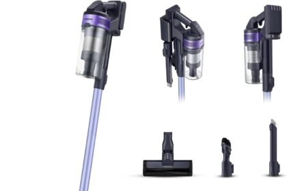 Samsung Aspirapolvere Senza Fili Jet 60 Turbo VS15A6031R4/ET, Senza Sacco, Potenza 150W, Fino a 40 min di Autonomia, Violet