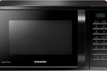 Samsung Forno a Microonde Combinato SmartOven MC28H5015AK, Cottura Ventilata, Fresh Menù, Microonde + Grill 900 W + 1400 W, 28 L, LxAxP: 52 x 31 x 47 cm, Nero