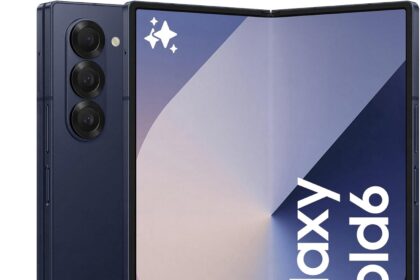 Samsung Galaxy Z Fold6 Smartphone AI pieghevole, Caricatore Incluso, RAM 12GB, 512GB, Dual SIM, Display 6,3"/7,6" Dynamic AMOLED 2X, Batteria a lunga durata, Navy 2024 [Versione italiana]