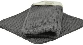 Solwang - Set di 2 presine, Colore: Grigio Scuro