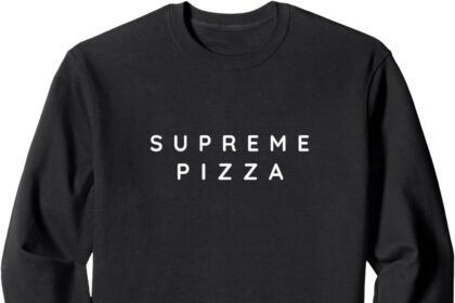 Supreme Pizzas Cook Lovers, ventilatore per pizza Supreme, carattere moderno Felpa