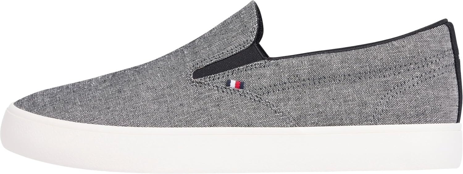 Tommy Hilfiger TH Hi Vulc Low Slip On Ch Fm0fm05390, Uomo