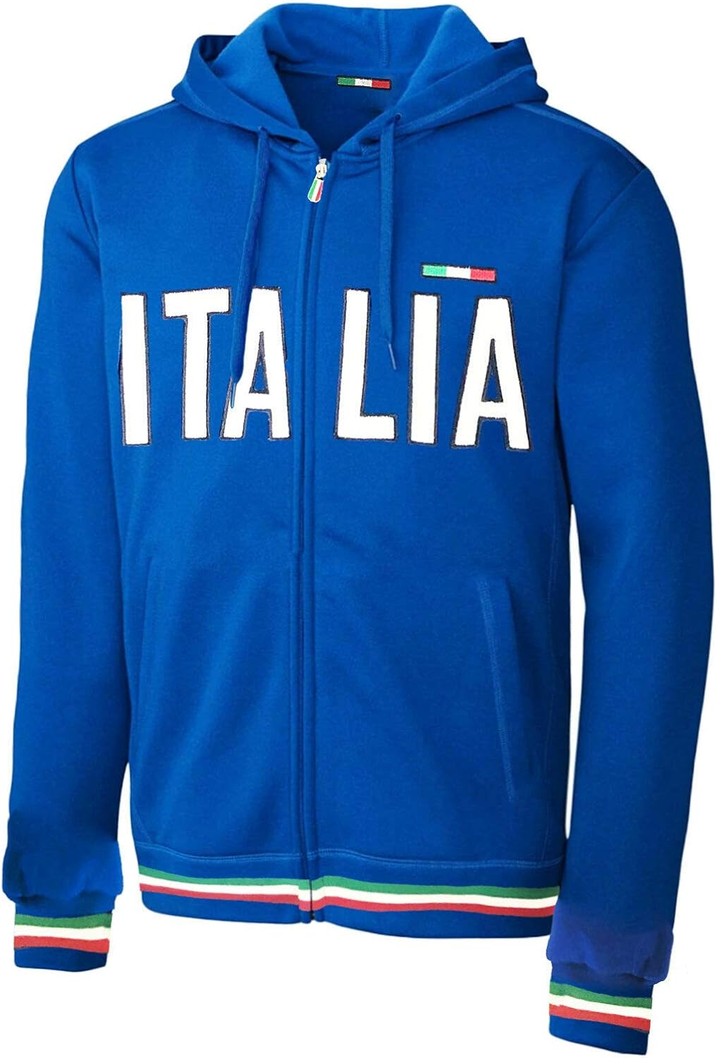 Toocool - Felpa Uomo Donna Italia Giacca Tuta Maniche Lunghe Cappuccio FI-589