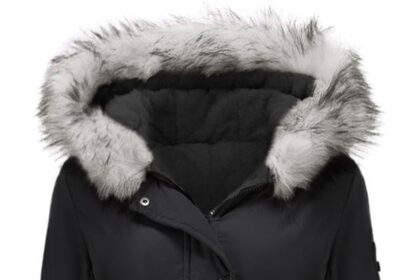 Tuopuda Giacca Donna con Cappuccio Cappotto Lungo Caldo Invernale Parka Trapuntato con Pelliccia Giubbotto Slim Fit Felpe con Zip Casual Manica Lunga