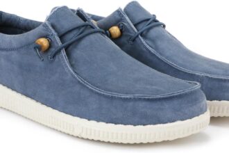 WALK IN PITAS | WP150 WALLABI Washed | Mocassini Uomo per L'Estate | Scarpe da Barca Estive | Sportive | Sneakers | Scarpe da Pitas