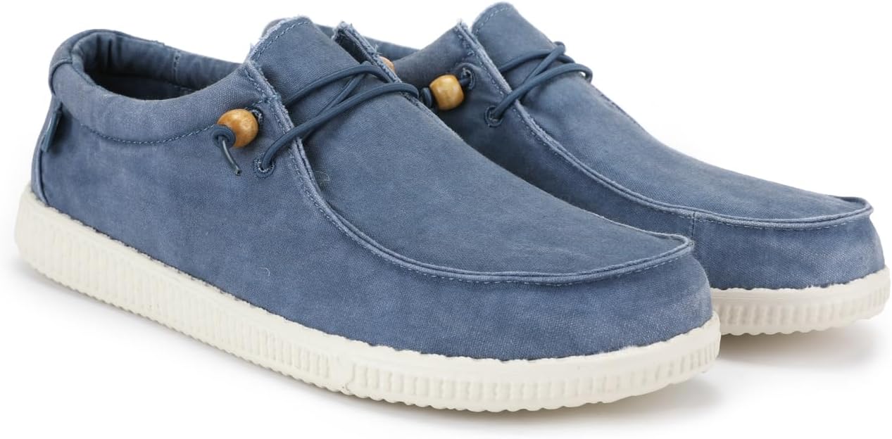 WALK IN PITAS | WP150 WALLABI Washed | Mocassini Uomo per L'Estate | Scarpe da Barca Estive | Sportive | Sneakers | Scarpe da Pitas