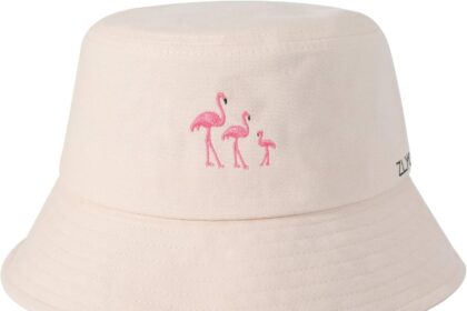 ZLYC Unisex Fashion Embroidered Bucket Hat Summer Short Brim for Men Women Teens