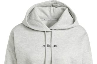 adidas Essentials Linear Fleece Hoodie Women's Hooded Sweatshirt (Pack of 1)