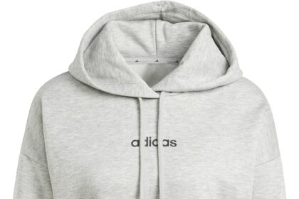 adidas Essentials Linear Fleece Hoodie Women's Hooded Sweatshirt (Pack of 1)