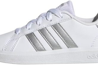 adidas Grand Court Lifestyle Tennis Lace-up Shoes, Scarpe Unisex-Bambini e Ragazzi