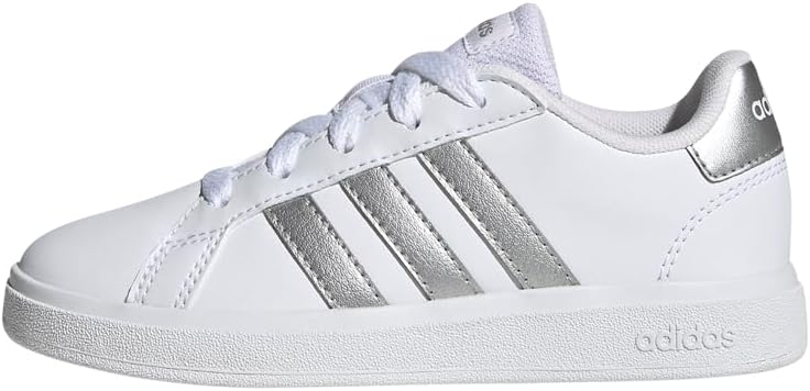 adidas Grand Court Lifestyle Tennis Lace-up Shoes, Scarpe Unisex-Bambini e Ragazzi