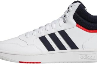 adidas Hoops 3.0 Mid Lifestyle Basketball Classic Vintage Shoes, Sneaker Uomo