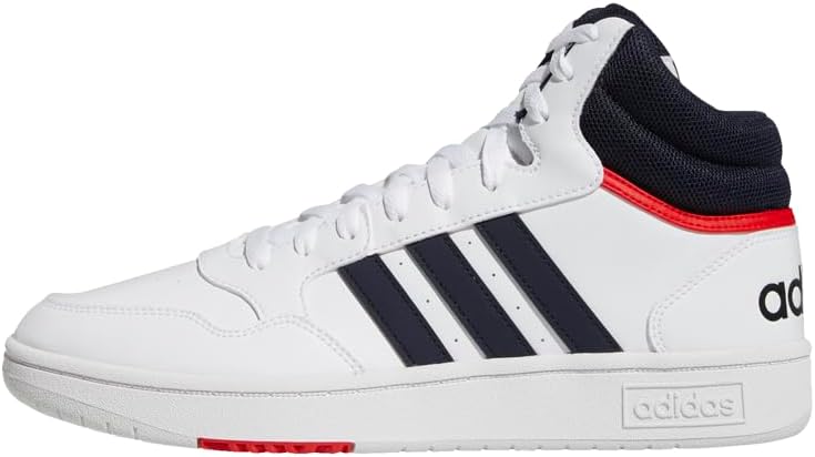adidas Hoops 3.0 Mid Lifestyle Basketball Classic Vintage Shoes, Sneaker Uomo
