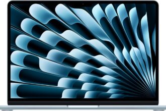 Apple MacBook Air 13" Laptop with M4 Chip (2025) - Designed for Apple Intelligence, 13.6" Liquid Retina Display, 16GB Unified Memory, 256GB SSD Storage, Touch ID; Sky Blue