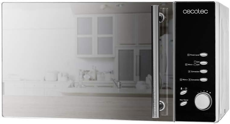 Cecotec Forno a Microonde 2500 con griglia. Potenza 900 W, Grill 1950 W, capacità di 25 litri, 8 funzioni preconfigurate, modalità combinate, schermo a LED