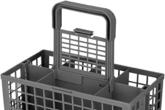 Dishwasher Cutlery Basket Compatible with Electrolux Bosch Hotpoint Siemens Smeg Indesit Universal Gray