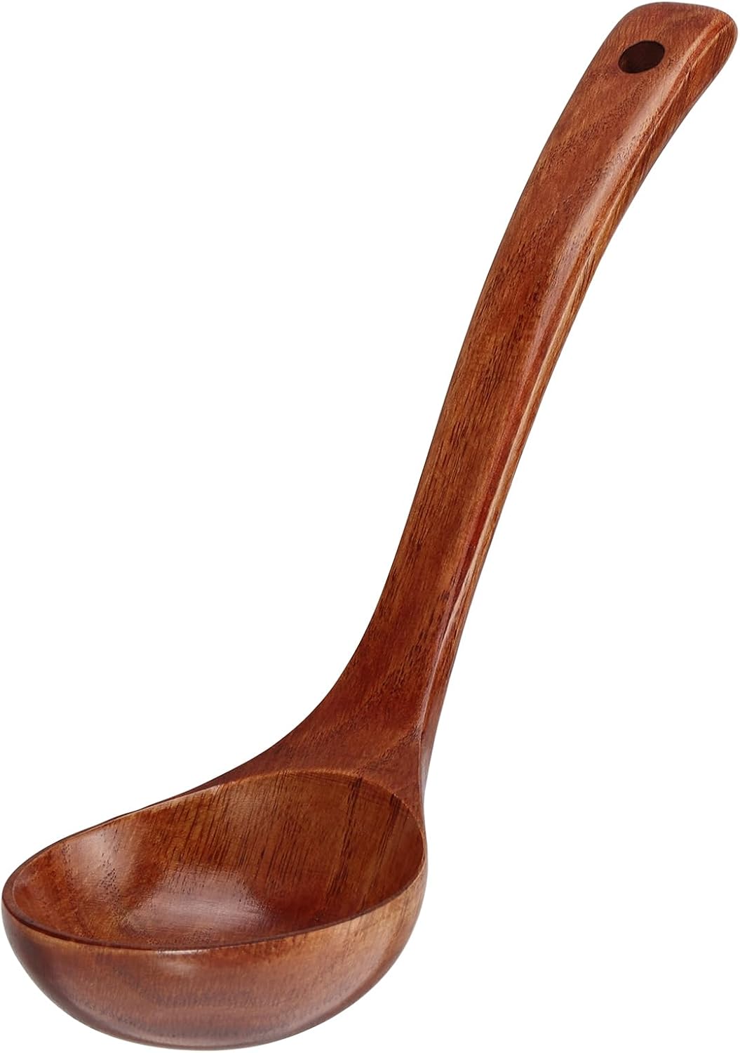 Natural Wood Soup Ladle 9.5"