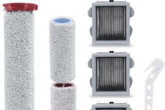 DingGreat Ricambi rullo spazzola e filtro aspirapolvere per Roborock Dyad Pro/Combo Smart senza fili per aspirapolvere a secco (3 rulli + 3 filtri HEPA + 1 spazzola per la pulizia)