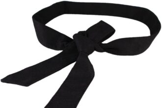 zalati Wool Belt for Women's Winter Coat Wool 172 cm, Black, One Size, Black, One size