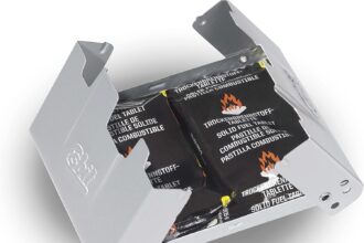 Esbit Pocket Stove Windshield Stove Dry Fuel Cooking Heating Stove for Short Trips Camping Hiking Outdoor Cooking