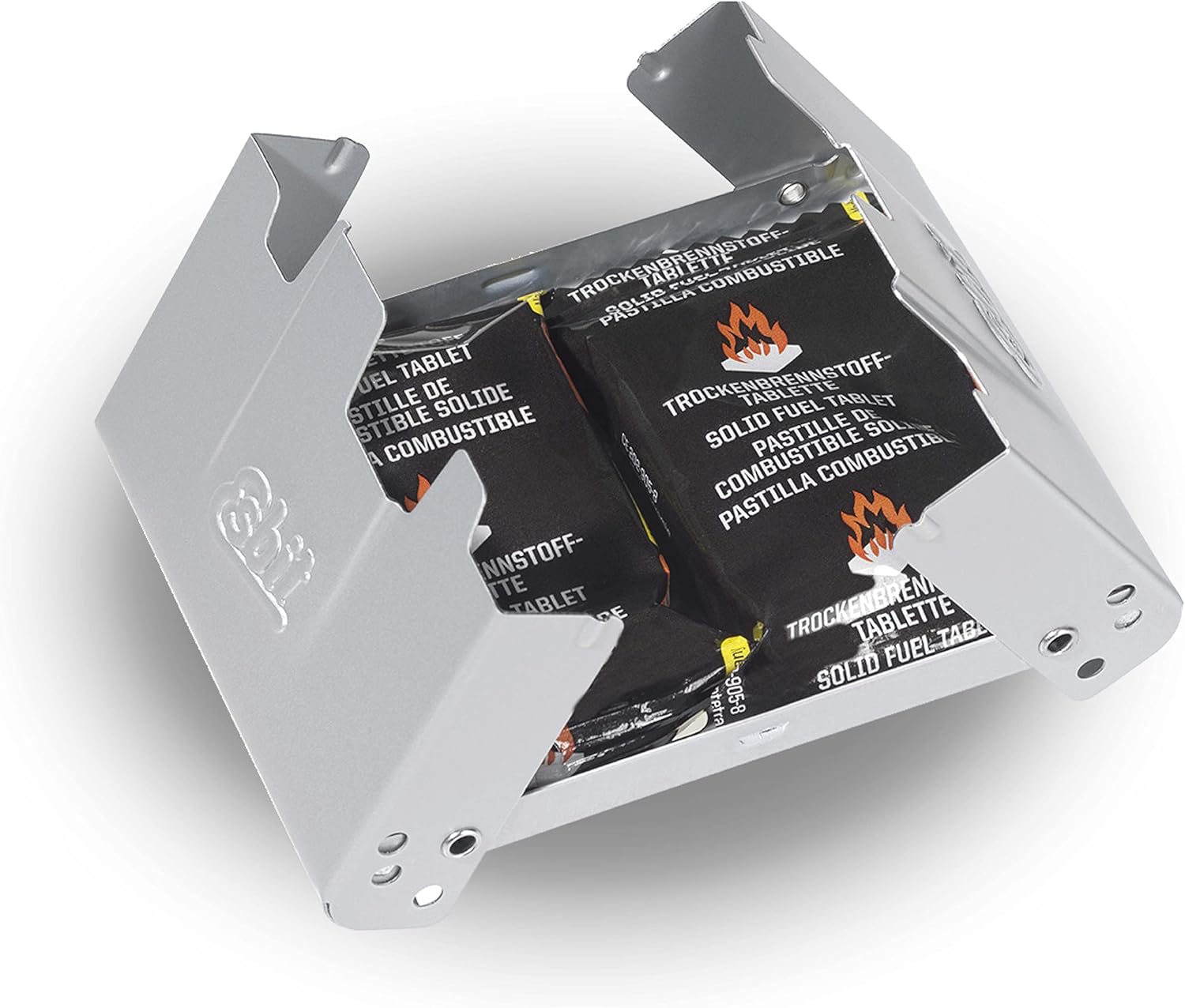 Esbit Pocket Stove Windshield Stove Dry Fuel Cooking Heating Stove for Short Trips Camping Hiking Outdoor Cooking