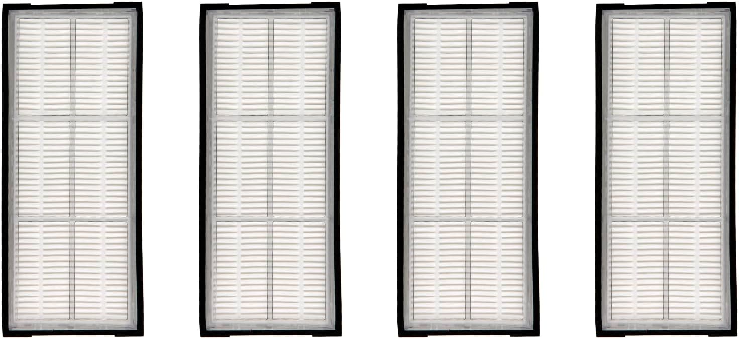 4 x Replacement HEPA Filters for Roborock S7 S7+ S7 MaxV S7 MaxV Plus S7 MaxV Ultra S8 Pro Ultra S8 S8+ Vacuum Cleaner 4 Filters