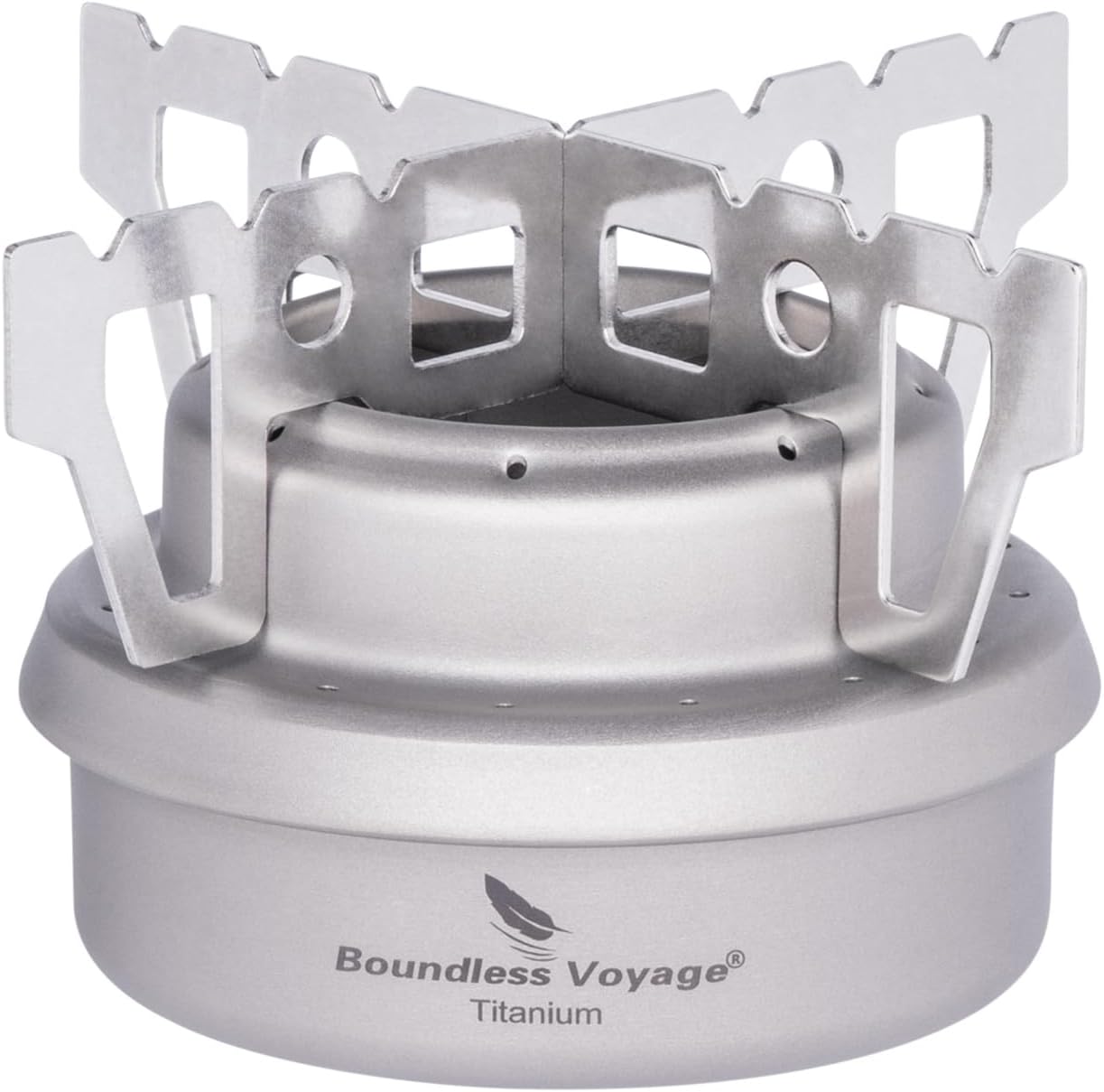 Fornello A Spirito In Titanio Campeggio Fornello Ad Alcool Mini Fornello Ad Alcool Bruciatore A Spirito Portatile Ultraleggero Con Piccolo Sacco Per Picnic Zaino In Spalla Escursionismo Ti1512I