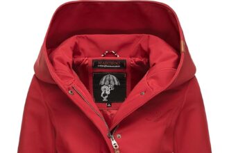 MARIKOO Mayleen Women's Soft Shell Jacket Waterproof Breathable Hooded Jacket XS-3XL