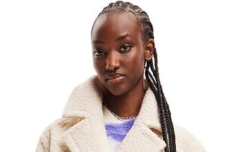 Desigual Women's Coat_London Woman Woven Overcoat