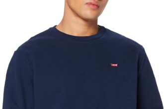 Levi's Big & Tall Original Housemark Crew Felpa Uomo