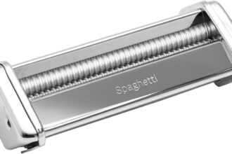 Marcato AC-150-SPA Spaghetti Accessory for Atlas 150 Pasta Machine, Chrome Steel, Silver