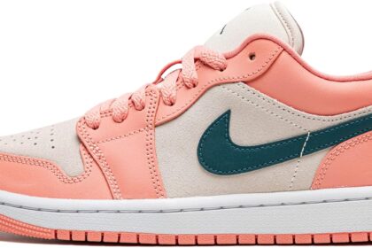 Nike Wmns Air Jordan 1 Low Women's Trainers, Lt Madder Root Dark Teal, 39 EU