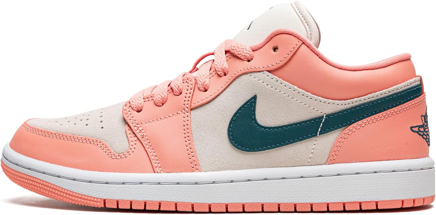 Nike Wmns Air Jordan 1 Low Women's Trainers, Lt Madder Root Dark Teal, 39 EU