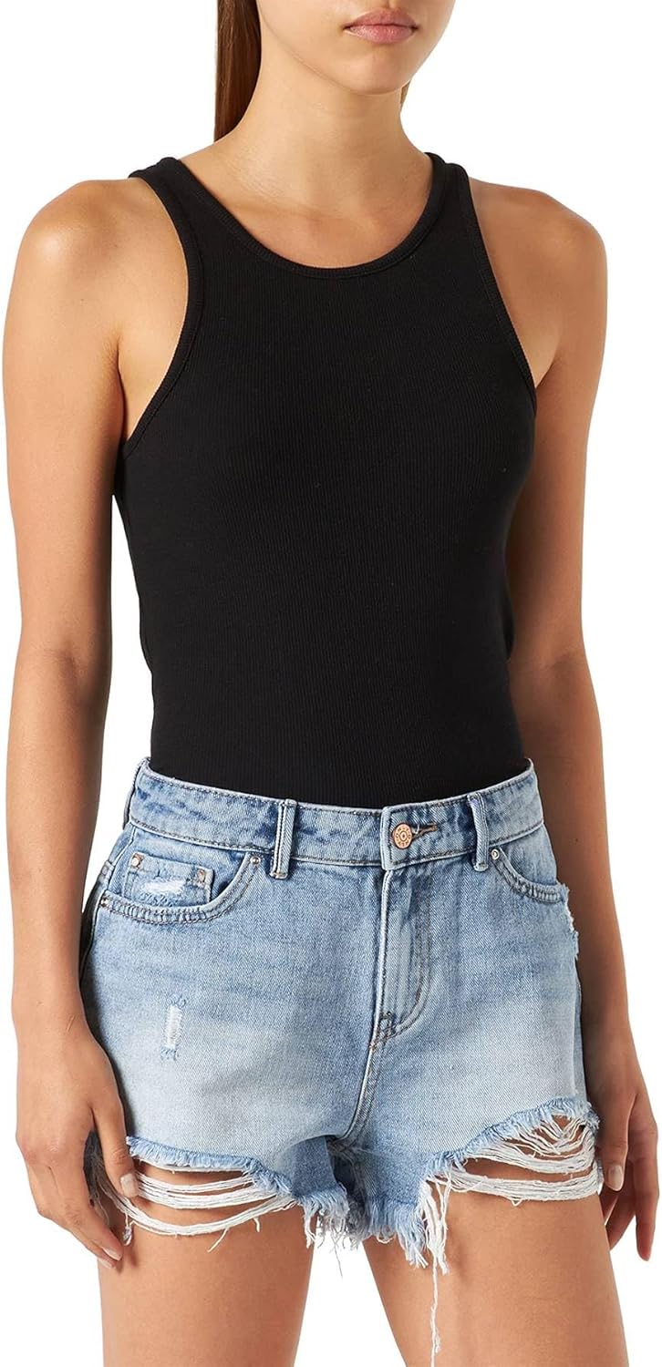 ONLY Onlpacy HW DNM Short Noos Women's Shorts Black