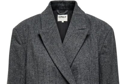 ONLY Onlwilla L/S Long Herringb Coat Pnt Noos Cappotto Donna