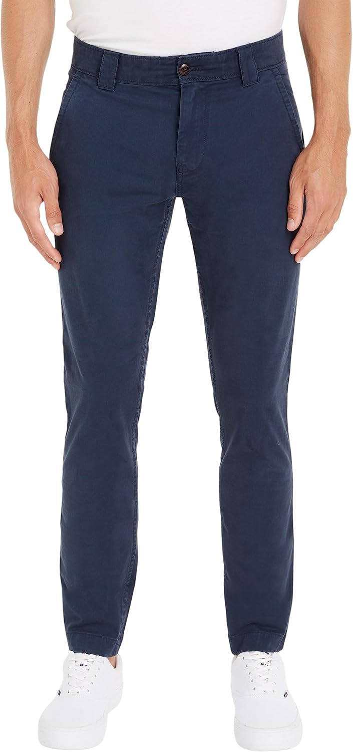 Tommy Jeans Uomo Pantaloni Chino Tjm Scanton Chino Pant Slim Fit