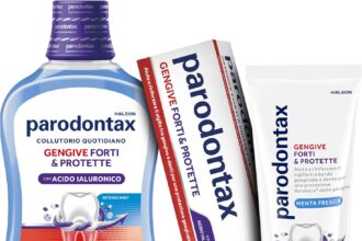 Parodontax Strong & Protected Gums Daily Toothpaste and Mouthwash with Hyaluronic Acid, Helps Strengthen the Seal Between Gum Edge and Teeth