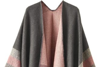 Elegant Ladies Open Front Soft Poncho Cape Suitable for Spring, Autumn and Winter