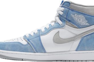 Scarpe Air Jordan 1 Retro High OG (Hyper Royal), Hyper Royal/White, 42.5 EU