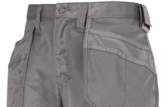 Snickers Workwear - Snickers Hose FlexiWork Trousers with Holster Pockets, Size 120 in Navy/Black. Unisex - Adult