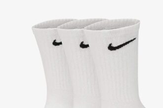 NIKE 3ppk Value Cotton Crew-smlx, Unisex Socks - Adult, White, XL