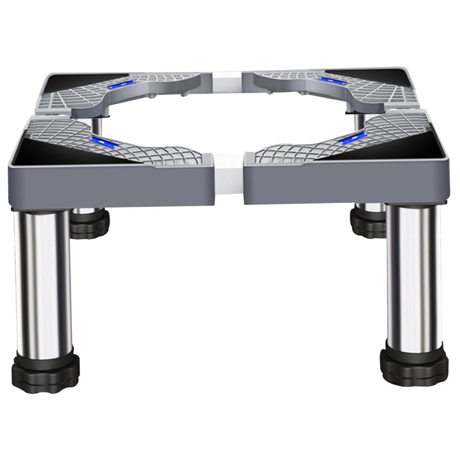 Supporto per lavatrice Supporto per frigorifero Base mobile per lavatrice con 8 ruote bloccabili e 4 piedi robusti Base per frigorifero regolabile per lavasciuga, e asciugatrice