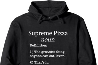 Supreme Pizzas Cook/Supreme Pizza Definizione falsa divertente! Felpa con Cappuccio