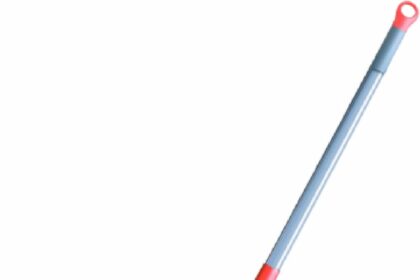 TONKITA Microfibre Twist Mop with Handle, XL Mop with Integrated Wringing System, Anti-Scratch Bumper, Ultra Cleaning Microfibre for All Floors