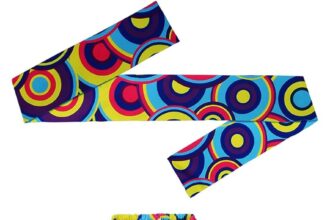 W WIDMANN MILANO Party Fashion - Hippie Set 60s / 70s Headband and Gloves Hippie Reggae Flower Power