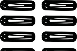 10pcs 2.7" Metal Snap Hair Clips Non Slip Snap Hair Clips Hair Accessories for Women Girls Black Oval