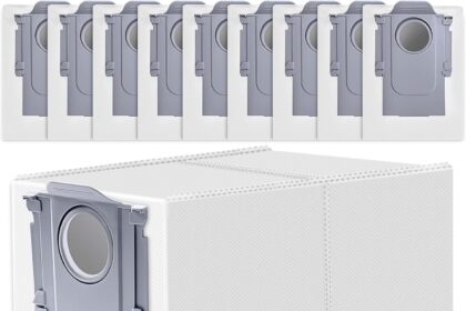 Replacement Bags, 10 Replacement Bags for Q Revo/Qrevo S/Qrevo Pro/Qrevo Edge/S8 Max Ultra/S8 Max Ultra Vacuum Cleaner, Capacity Vacuum Cleaner Dust Bag Accessories