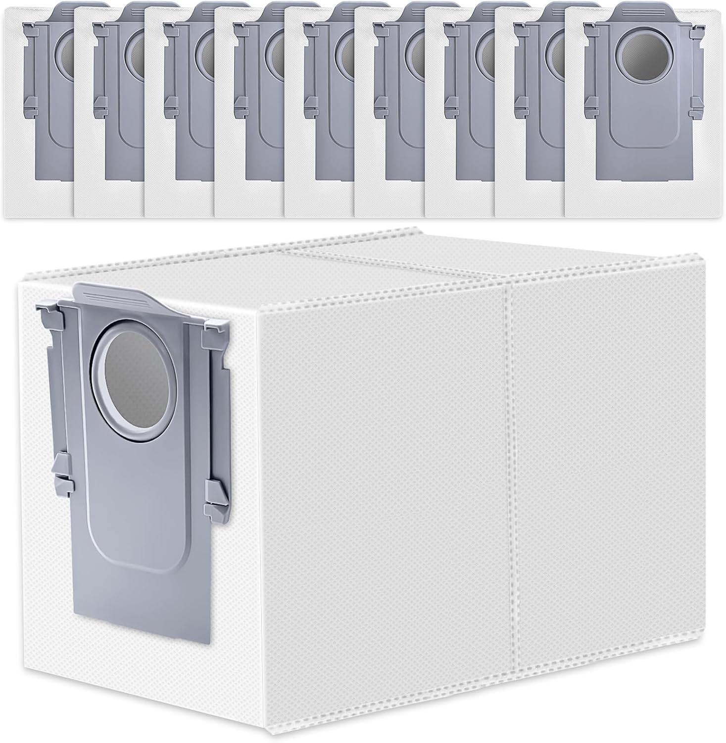 Replacement Bags, 10 Replacement Bags for Q Revo/Qrevo S/Qrevo Pro/Qrevo Edge/S8 Max Ultra/S8 Max Ultra Vacuum Cleaner, Capacity Vacuum Cleaner Dust Bag Accessories